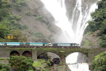 Dudhsagar Waterfall in Goa