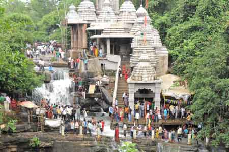 Ghatarani Waterfall Temple