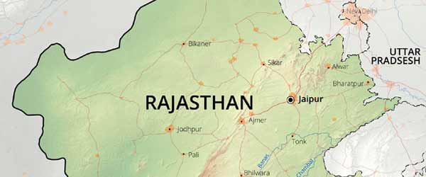 Rajasthan Map