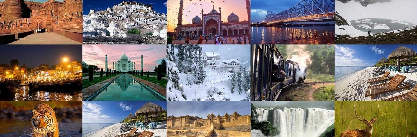 Assam Tourist Places Collage